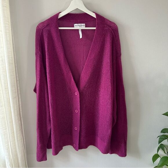 Apiece Apart Softest Tissue Weight Cardigan - Picture 3 of 7